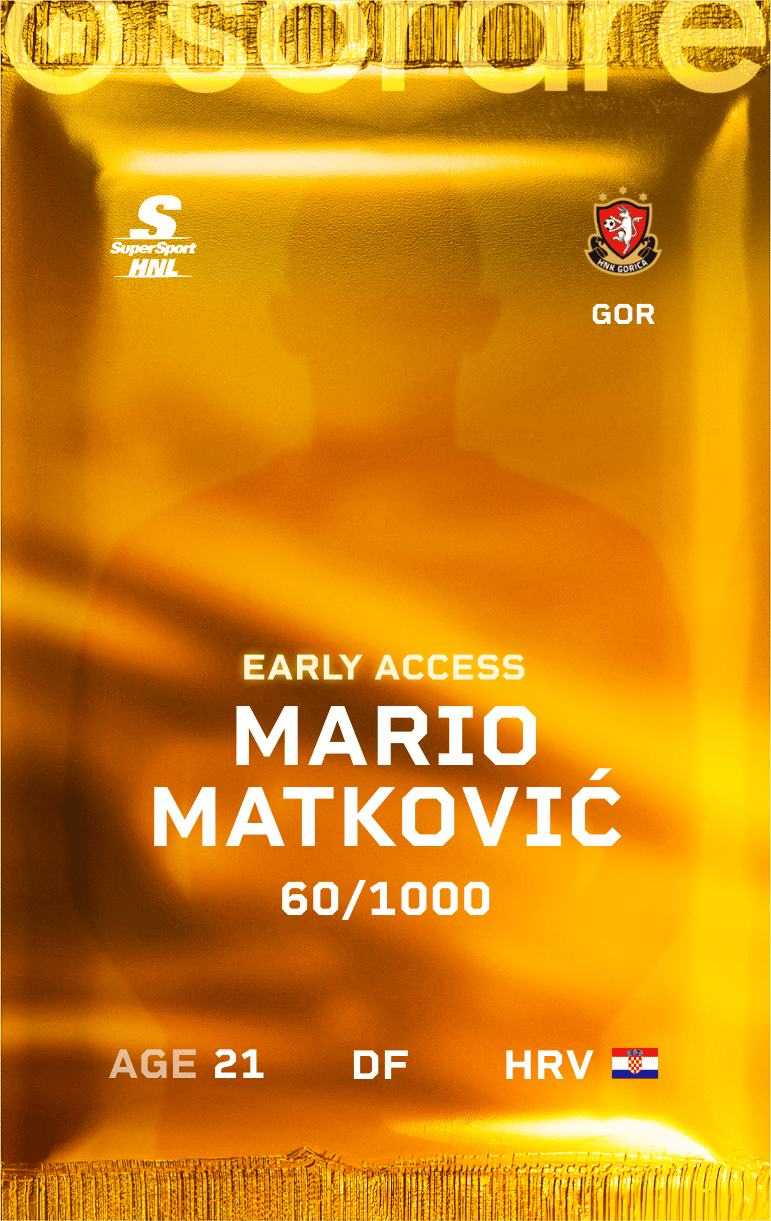 Mario Matković 2024-25 • Limited 60/1000