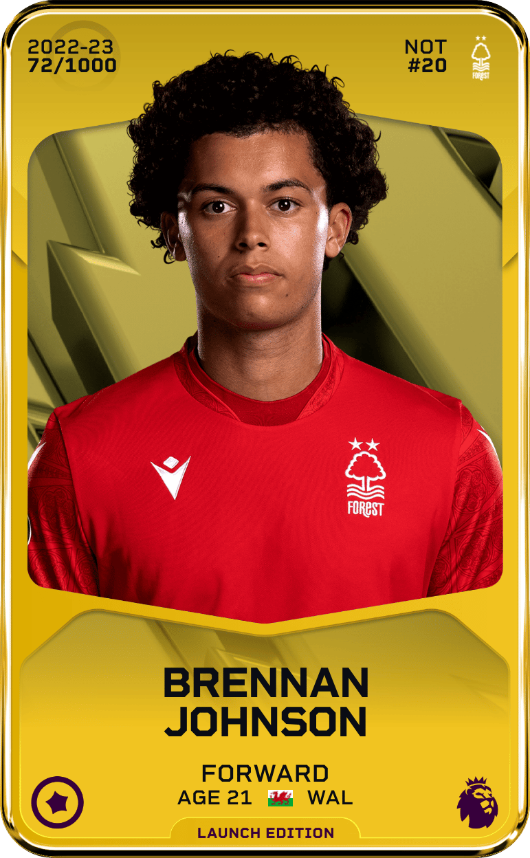 Brennan Johnson 2022-23 • Limited 72/1000