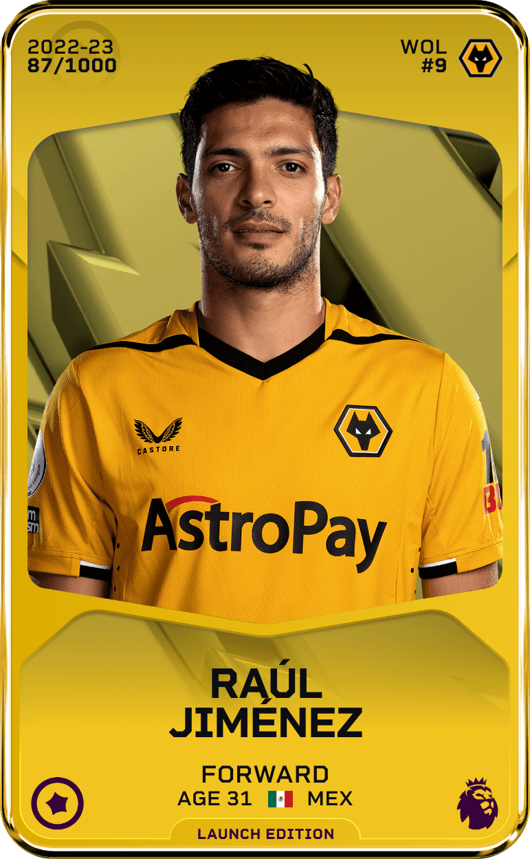 Raúl Jiménez 2022-23 • Limited 87/1000