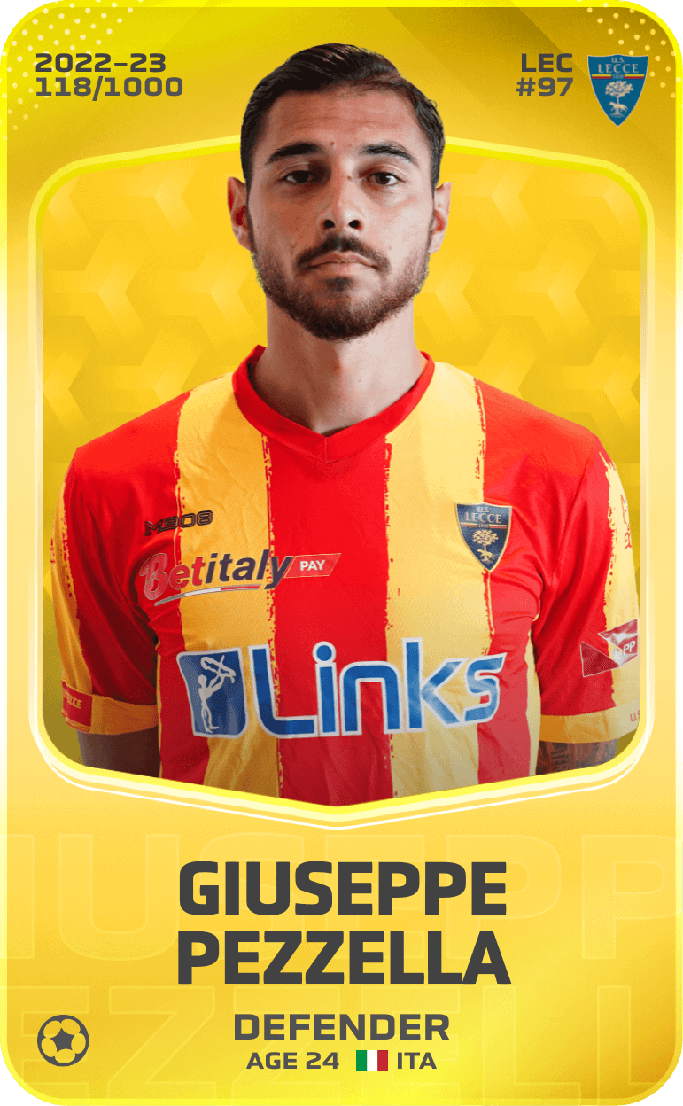 Giuseppe Pezzella 2022-23 • Limited 118/1000