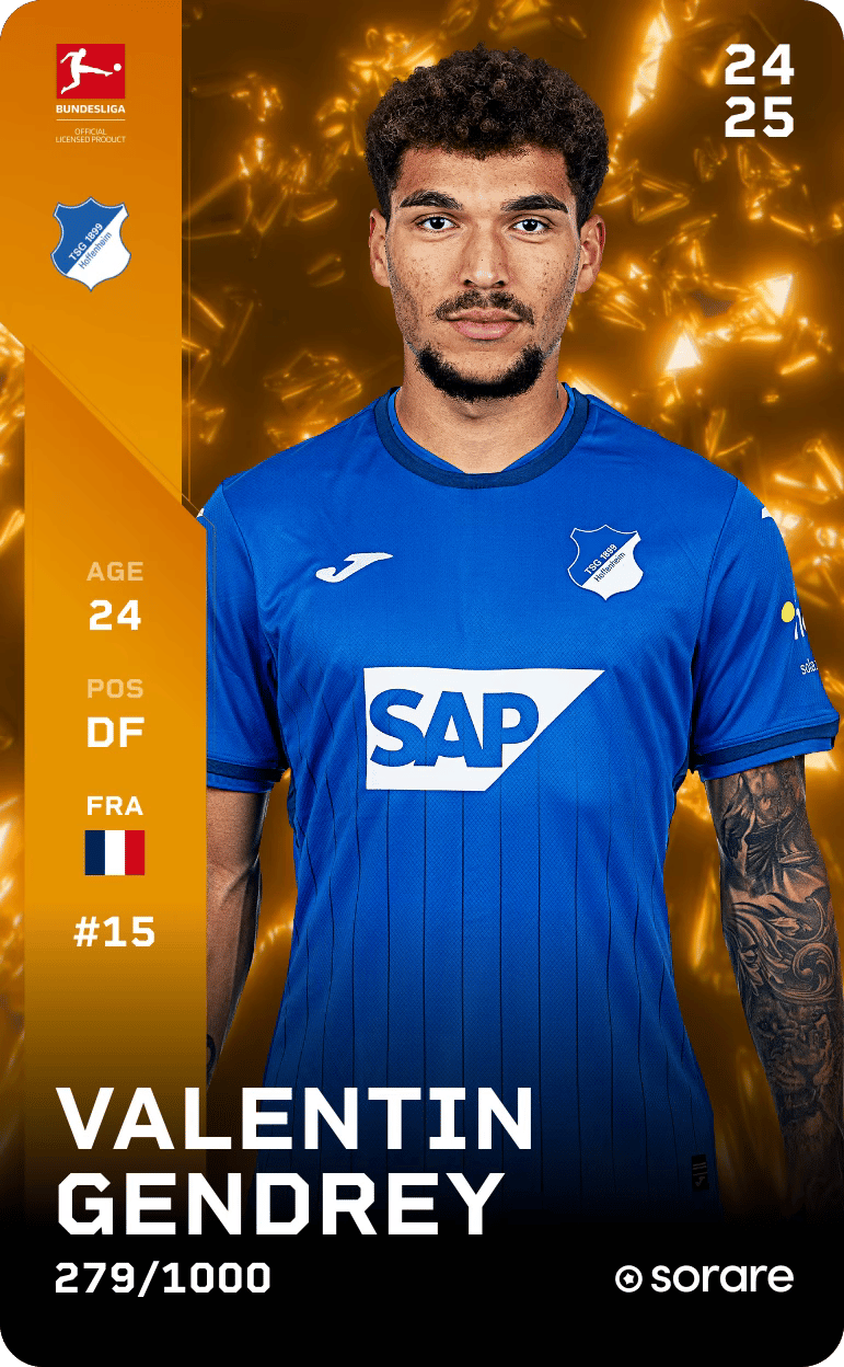 Valentin Gendrey 2024-25 • Limited 279/1000