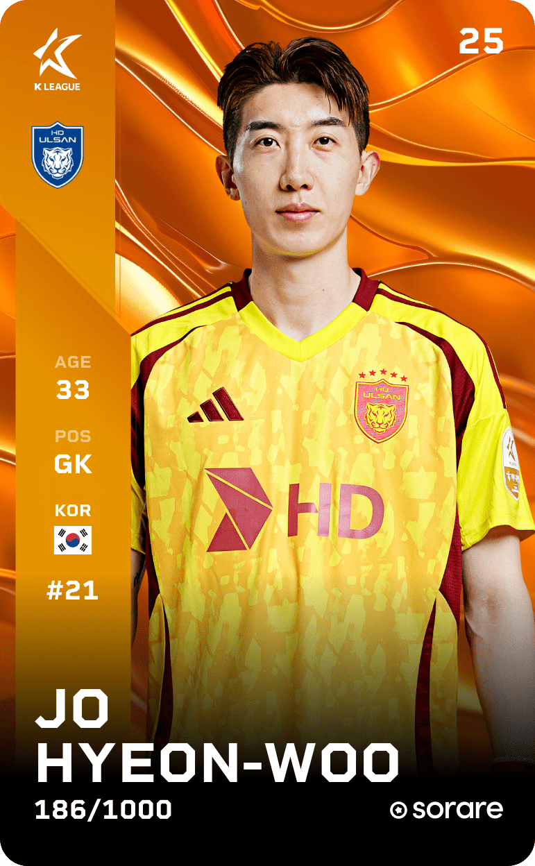 Jo Hyeon-Woo 2025-26 • Limited 186/1000