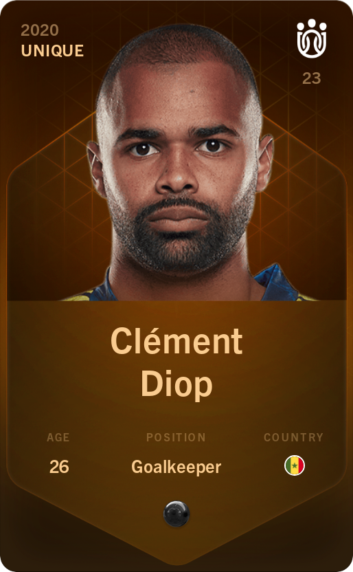 Sorare - Sorare Official - Clément Diop 2020-21 • Unique - NFT # 32611475777025164217537740833954884167560133613546657711494723326791286221255