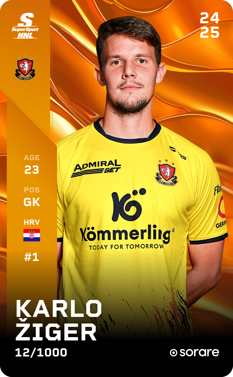 Karlo Žiger 2024-25 • Limited 12/1000
