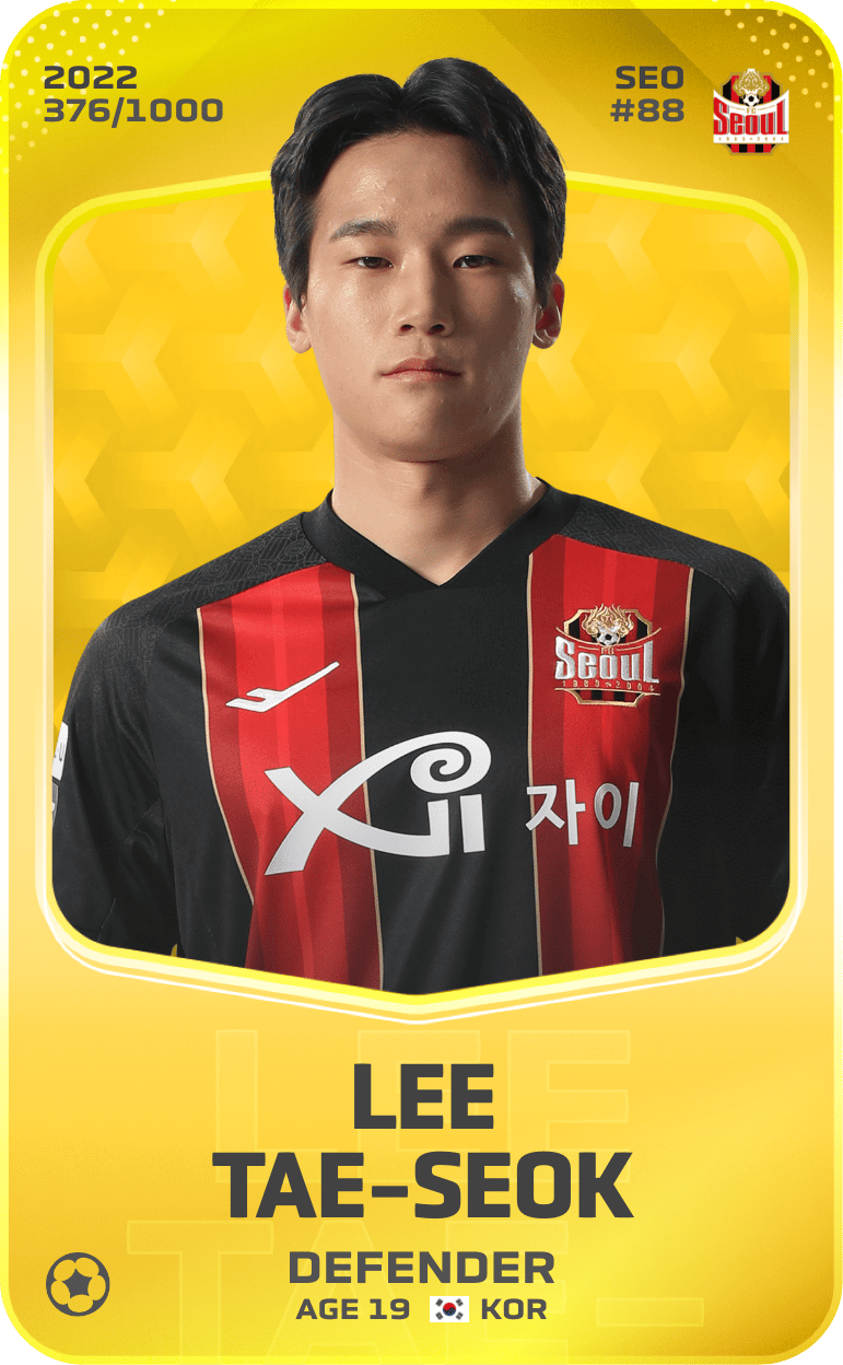 Lee Tae-Seok 2022-23 • Limited 376/1000
