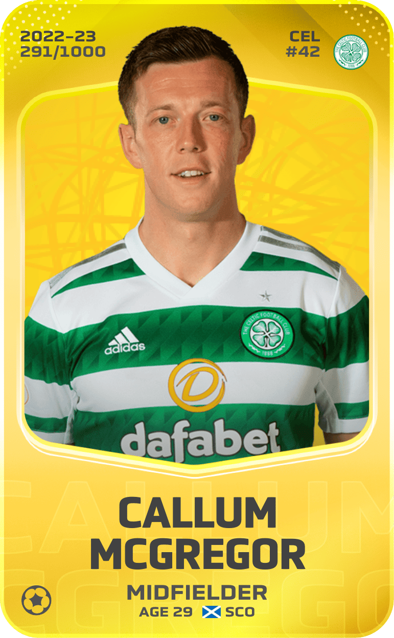 Callum McGregor 2022-23 • Limited 291/1000