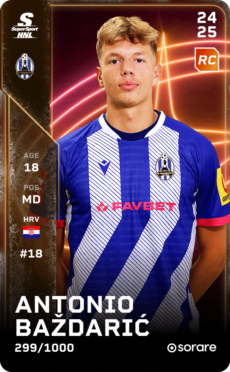 Antonio Baždarić 2024-25 • Limited 299/1000