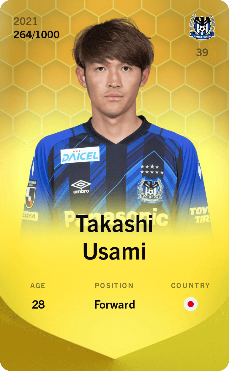Takashi Usami 2021-22 • Limited 264/1000