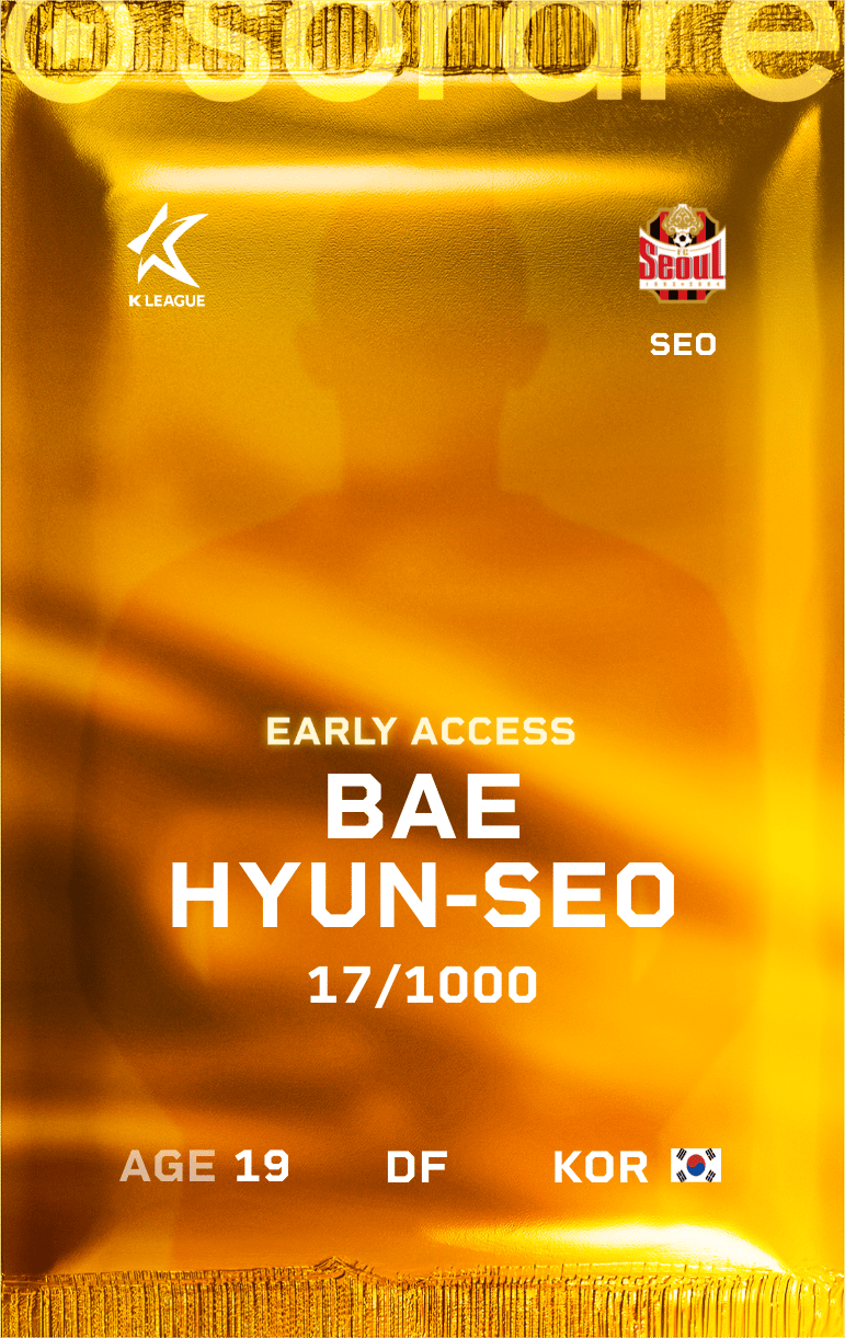 Bae Hyun-Seo 2025-26 • Limited 17/1000