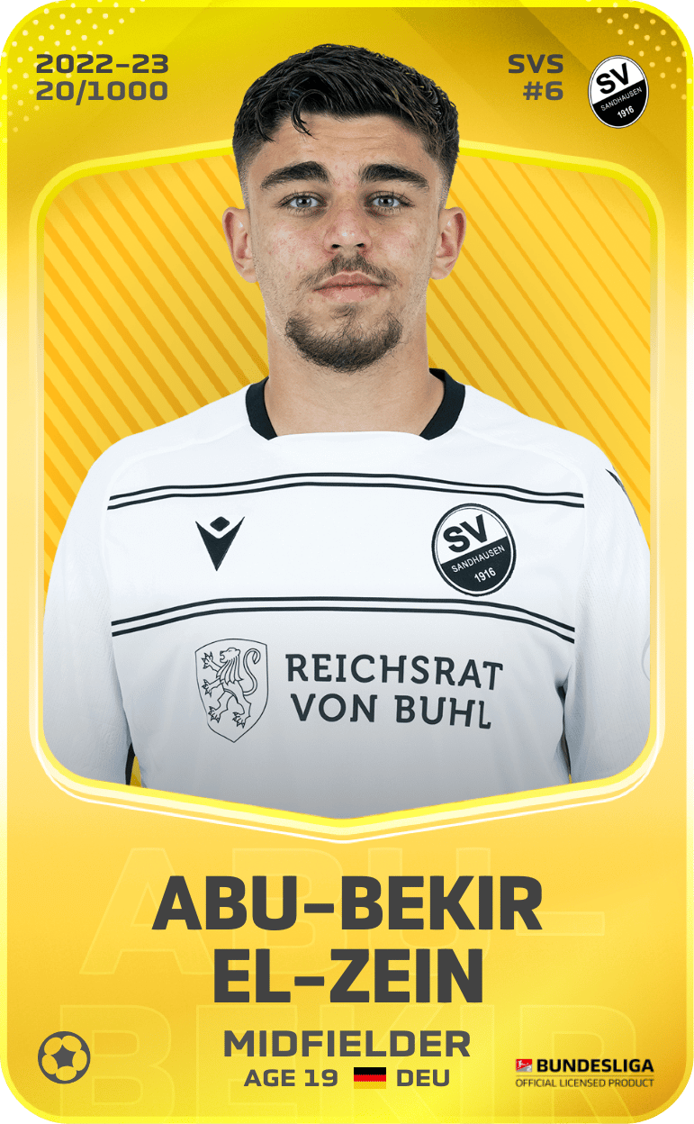 Abu-Bekir El-Zein 2022-23 • Limited 20/1000