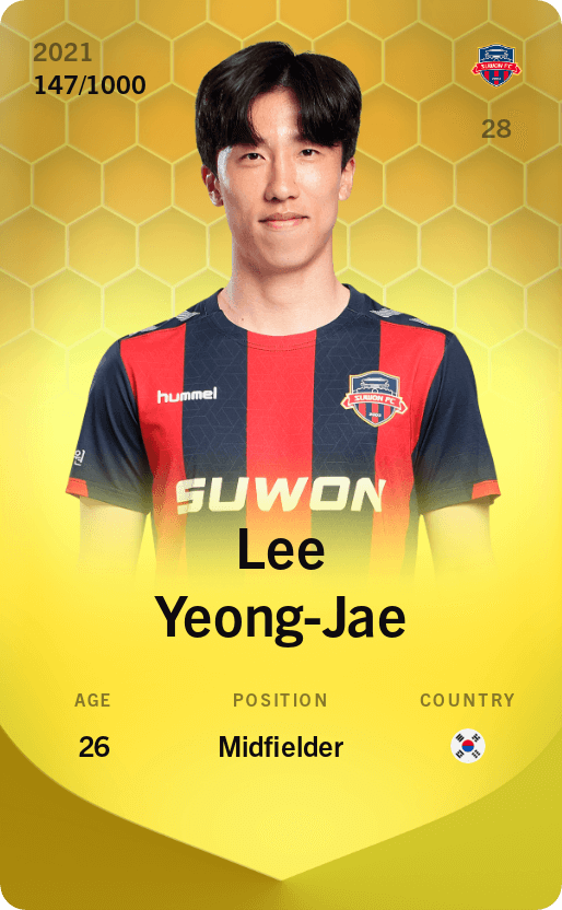 Lee Yeong-Jae 2021-22 • Limited 147/1000