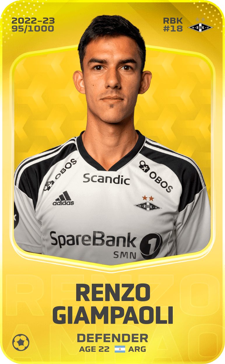 Renzo Giampaoli 2022-23 • Limited 95/1000