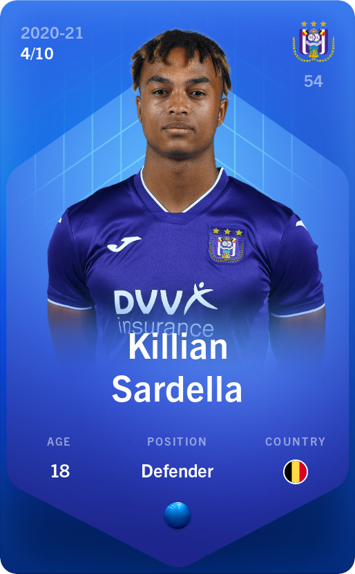 Sorare - Sorare Official - Killian Sardella 2020-21 • Super Rare 4/10 - NFT # 103885290308174779479838016408340617016165967602115086000317923829209486149533
