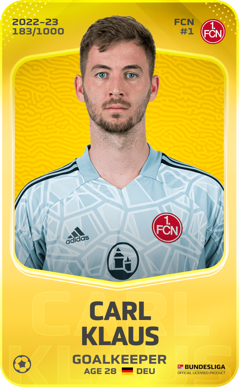 Carl Klaus 2022-23 • Limited 183/1000