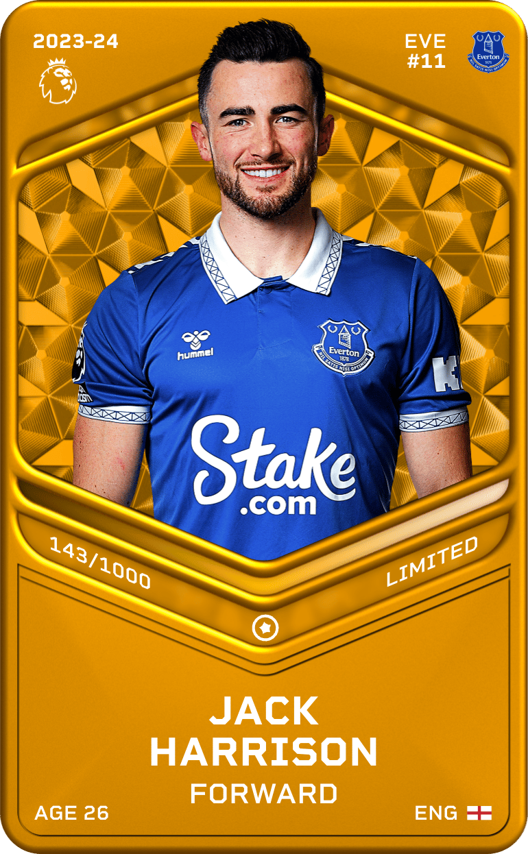 Jack Harrison 2023-24 • Limited 143/1000