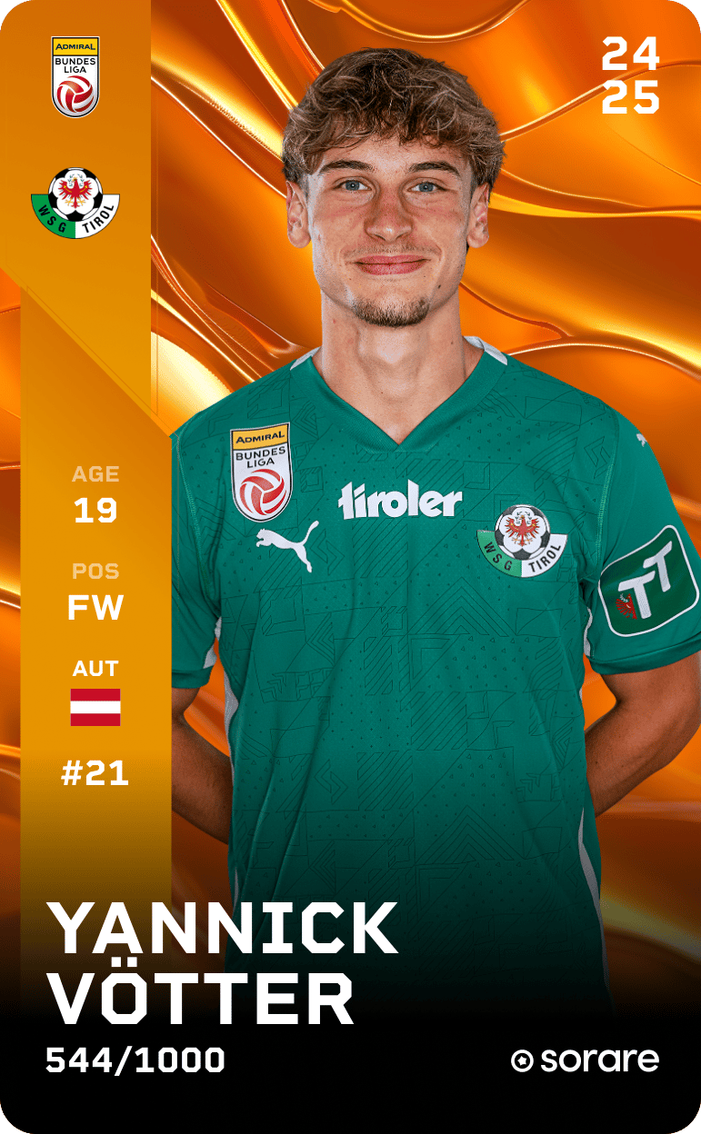 Yannick Vötter 2024-25 • Limited 544/1000