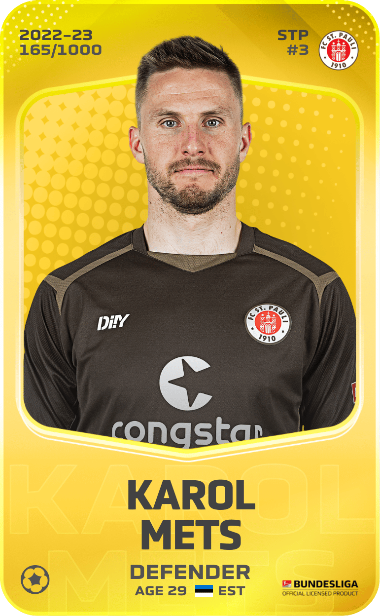 Karol Mets 2022-23 • Limited 165/1000