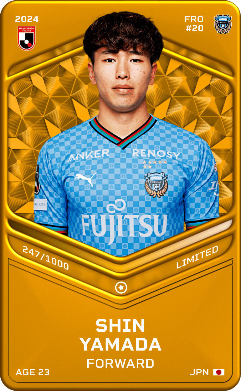 Shin Yamada 2024-25 • Limited 247/1000