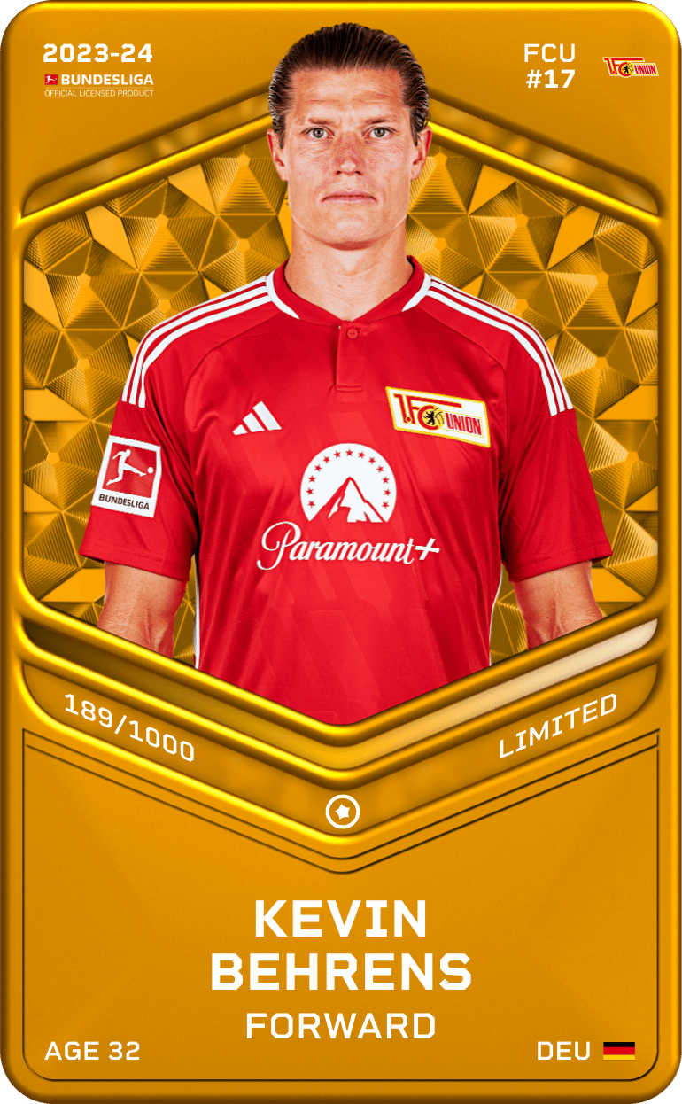Kevin Behrens 2023-24 • Limited 189/1000