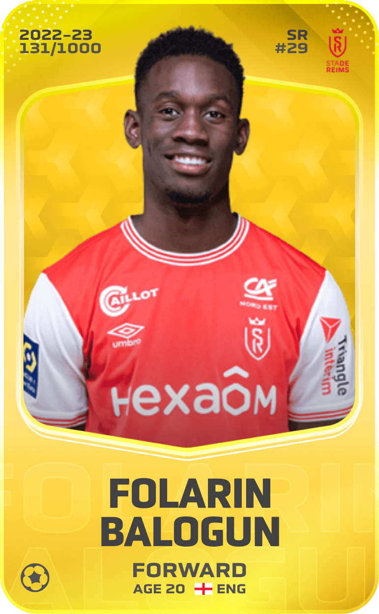 Folarin Balogun 2022-23 • Limited 131/1000