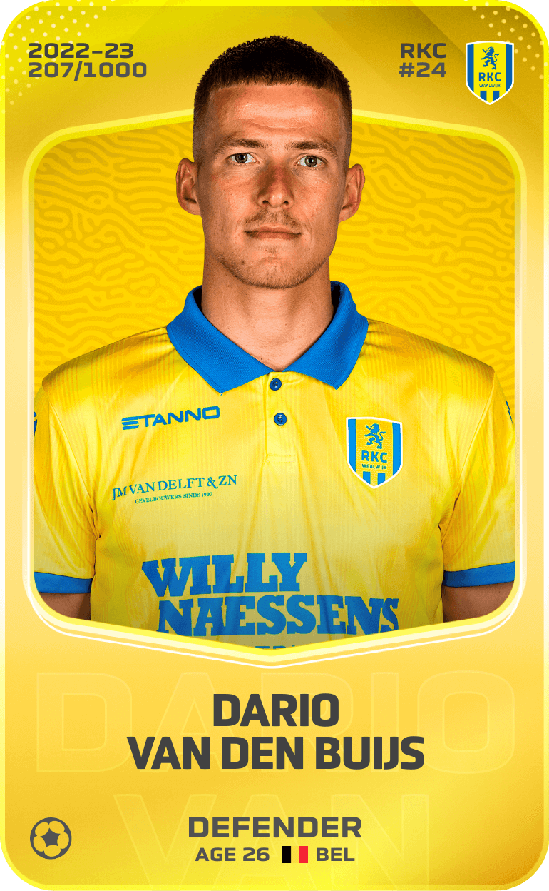 Dario Van den Buijs 2022-23 • Limited 207/1000