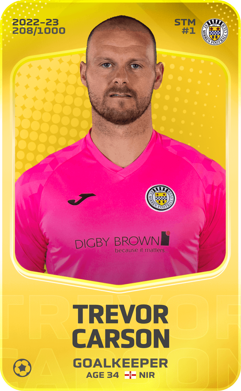 Trevor Carson 2022-23 • Limited 208/1000