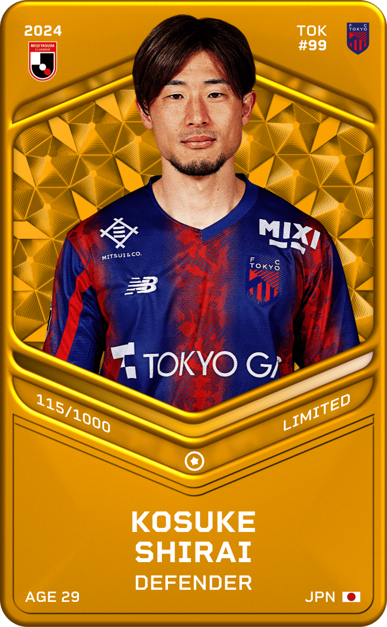 Kosuke Shirai 2024-25 • Limited 115/1000