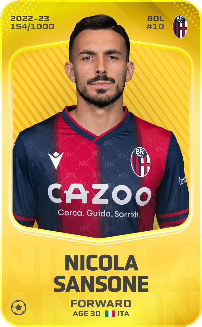 Nicola Sansone 2022-23 • Limited 154/1000