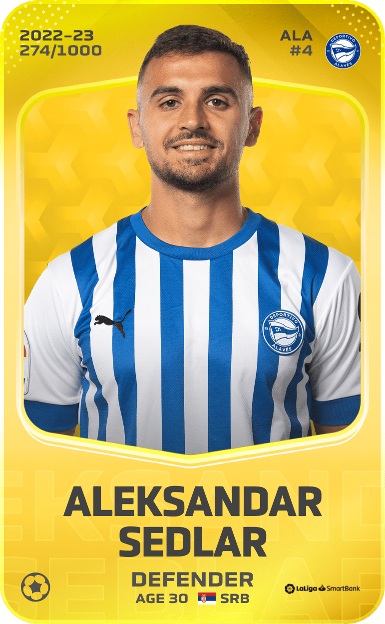 Aleksandar Sedlar 2022-23 • Limited 274/1000