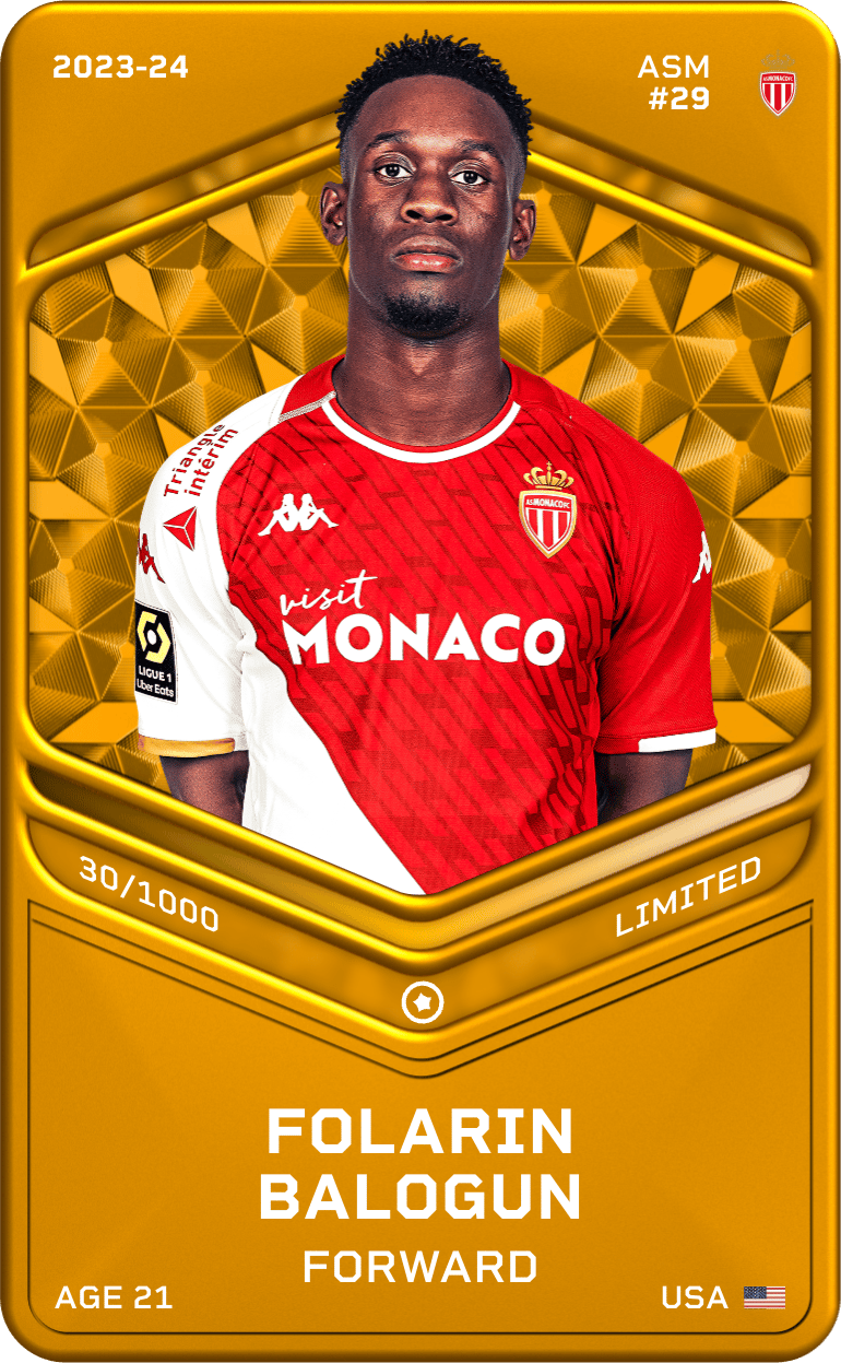 Folarin Balogun 2023-24 • Limited 30/1000
