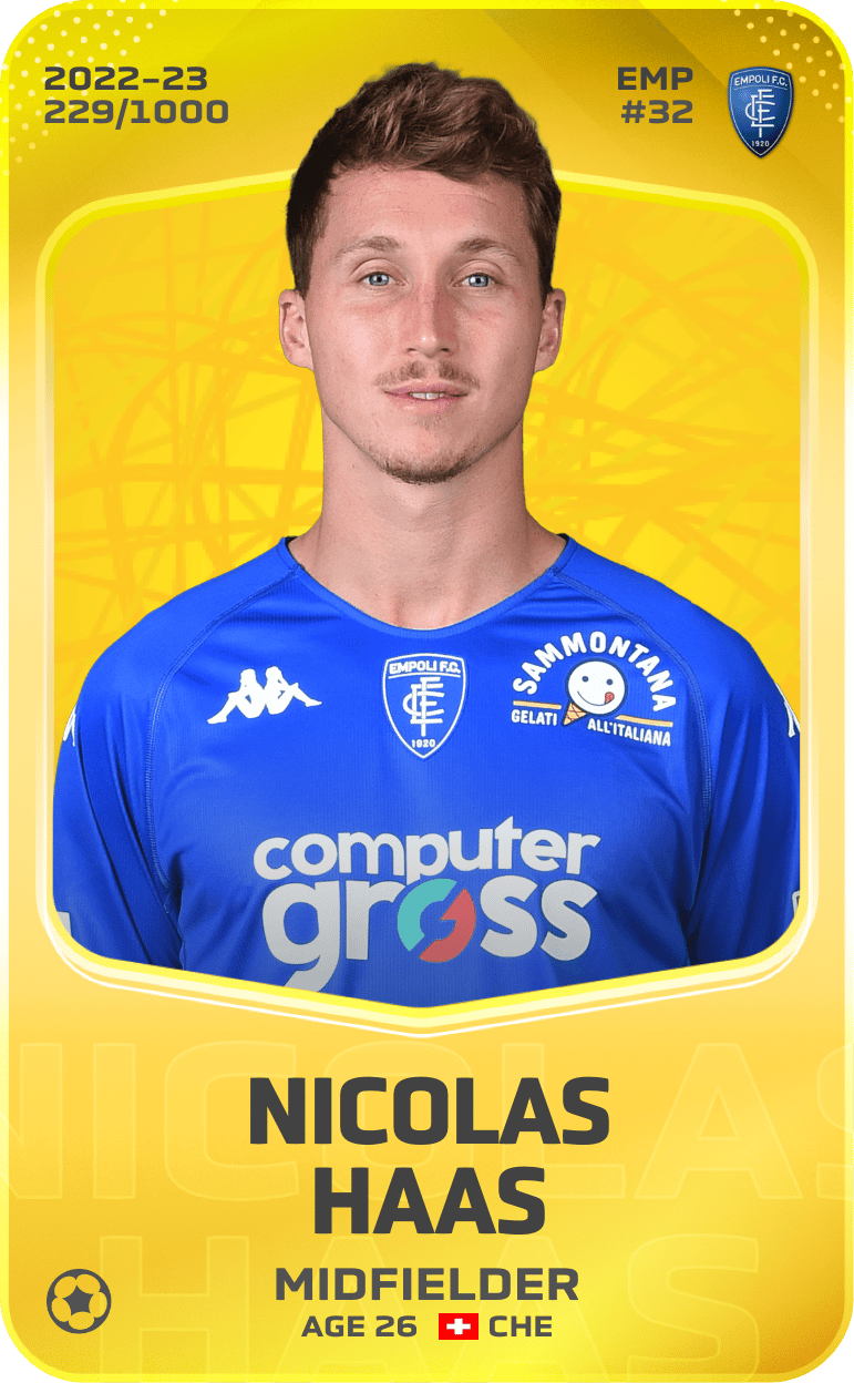 Nicolas Haas 2022-23 • Limited 229/1000