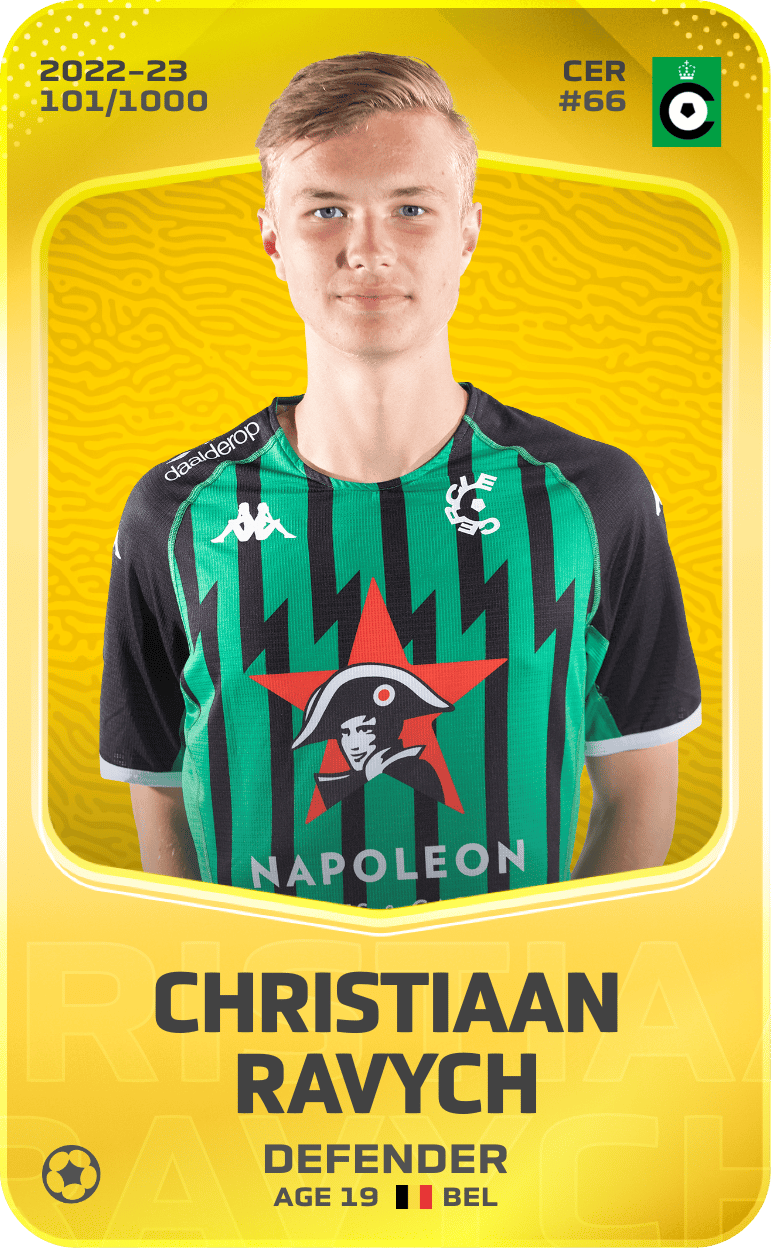 Christiaan Ravych 2022-23 • Limited 101/1000