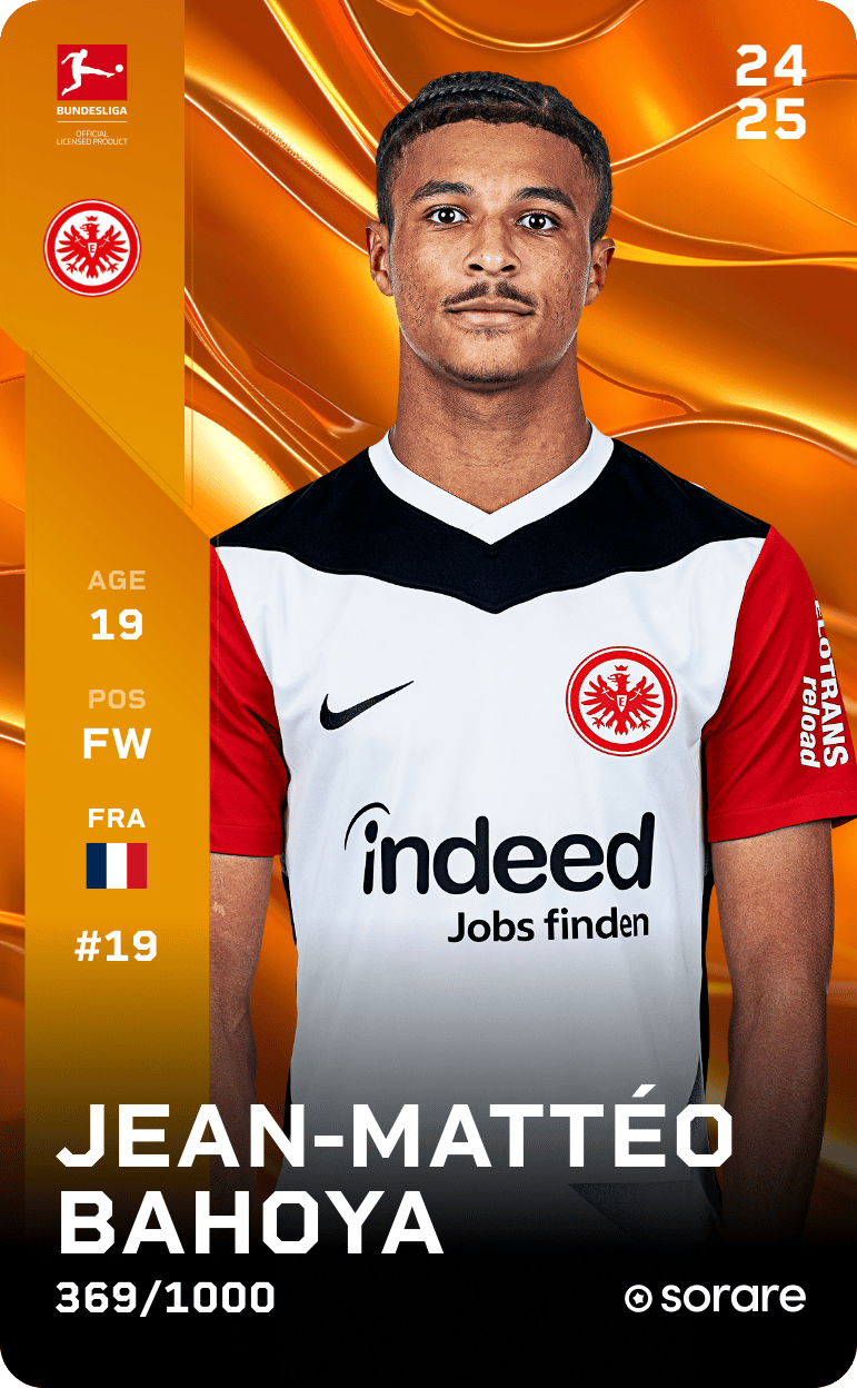 Jean-Mattéo Bahoya 2024-25 • Limited 369/1000