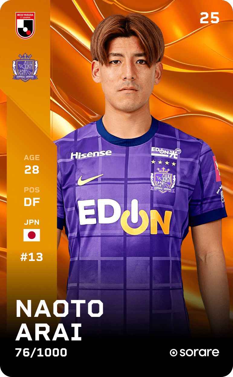 Naoto Arai 2025-26 • Limited 76/1000