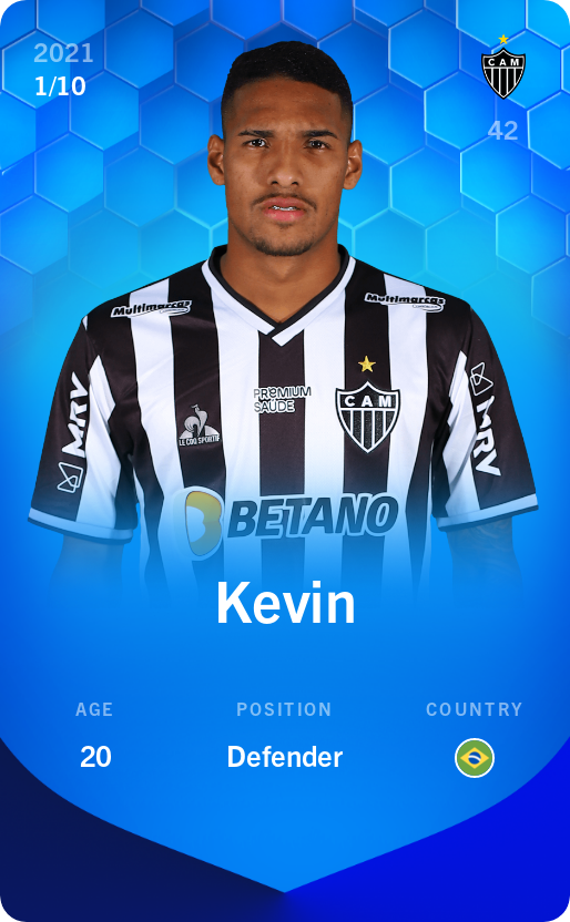 Sorare - Sorare Official - Kevin 2021-22 • Super Rare 1/10 - NFT # 75903130934774983454092083125444615241138143857016641353444968316511888581247