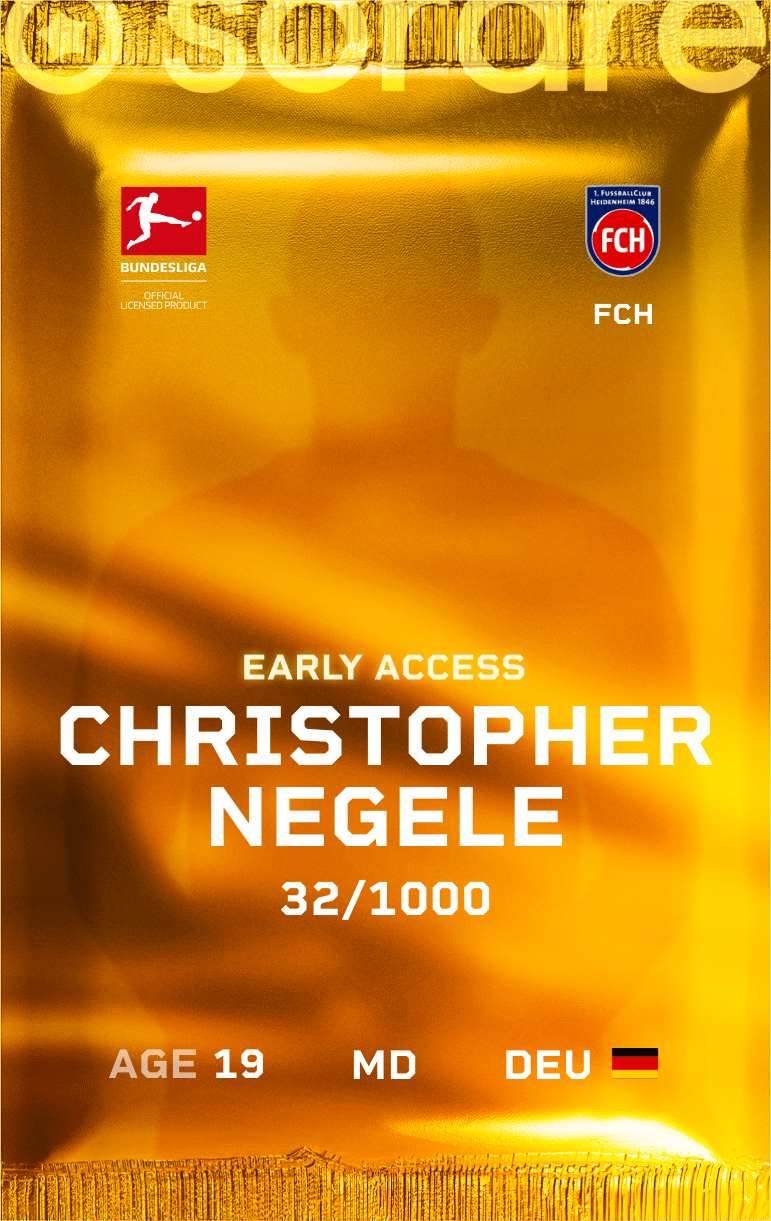 Christopher Negele 2024-25 • Limited 32/1000