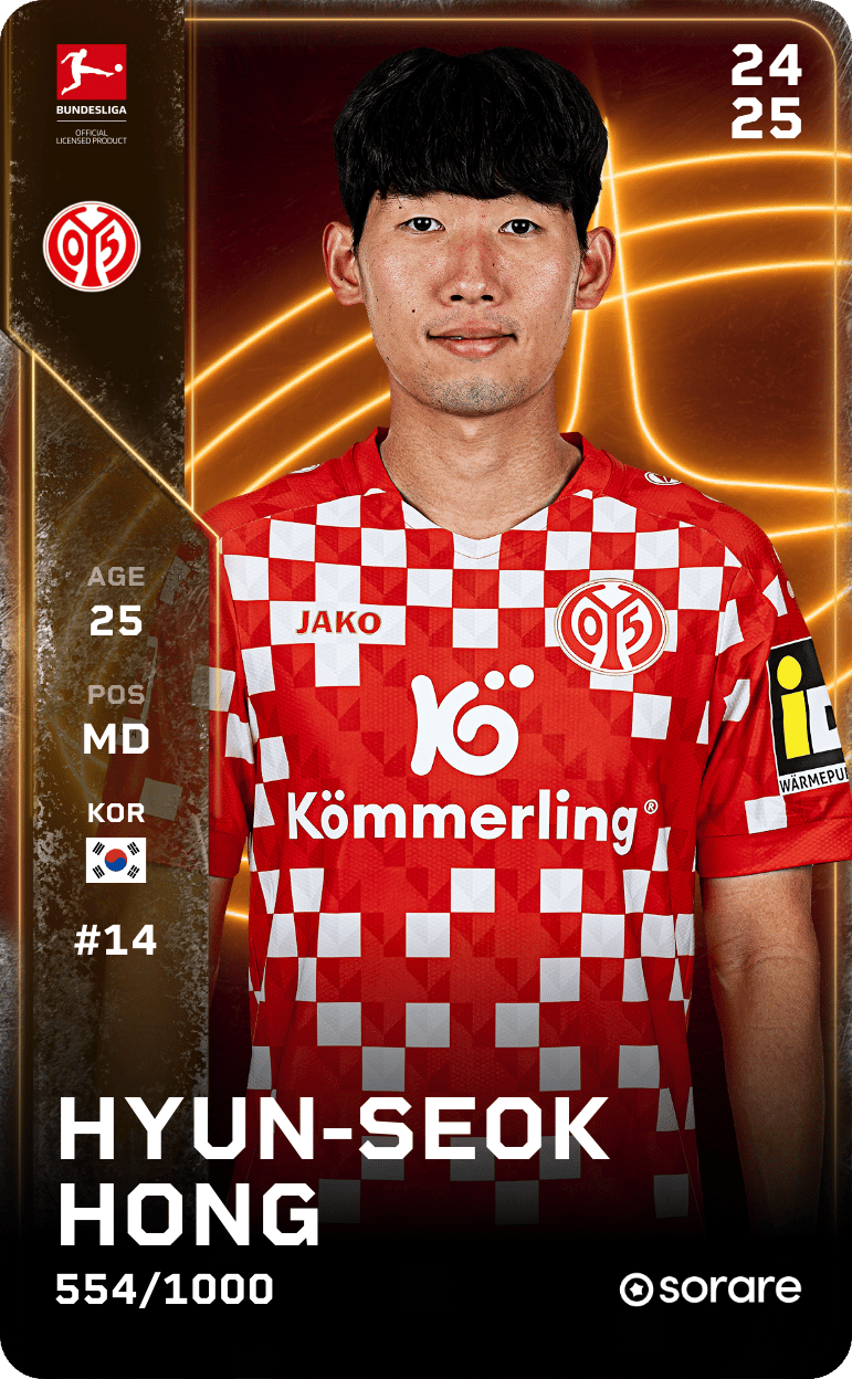 Hyun-seok Hong 2024-25 • Limited 554/1000