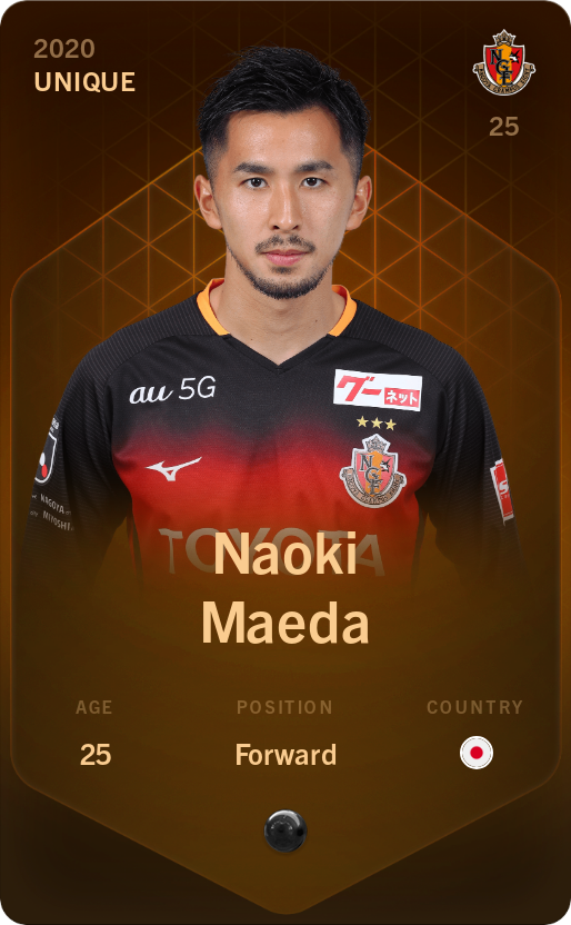 Sorare - Sorare Official - Naoki Maeda 2020-21 • Unique - NFT # 15565231590785304277992955107455495780041456028727673523273310264381380296545