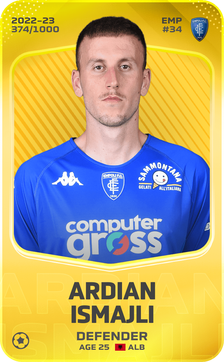 Ardian Ismajli 2022-23 • Limited 374/1000