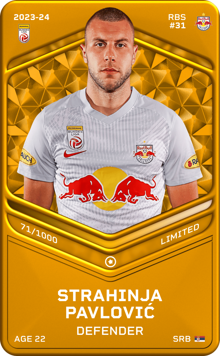 Strahinja Pavlović 2023-24 • Limited 71/1000