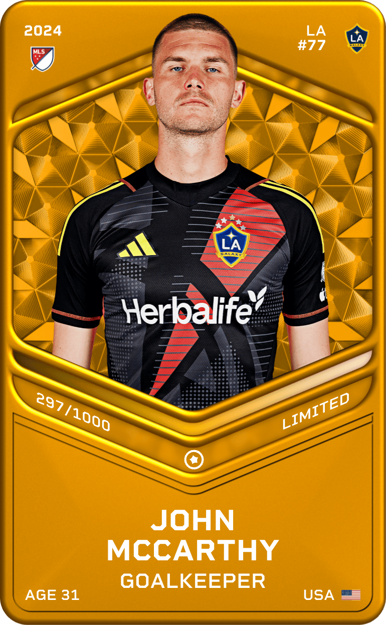 John McCarthy 2024-25 • Limited 297/1000