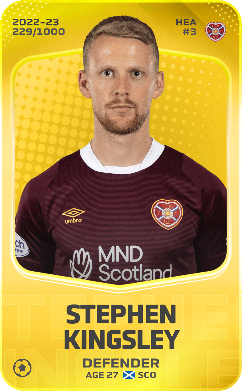 Stephen Kingsley 2022-23 • Limited 229/1000