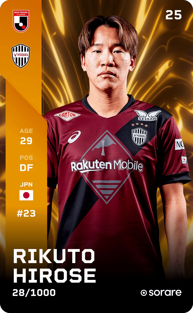Rikuto Hirose 2025-26 • Limited 28/1000