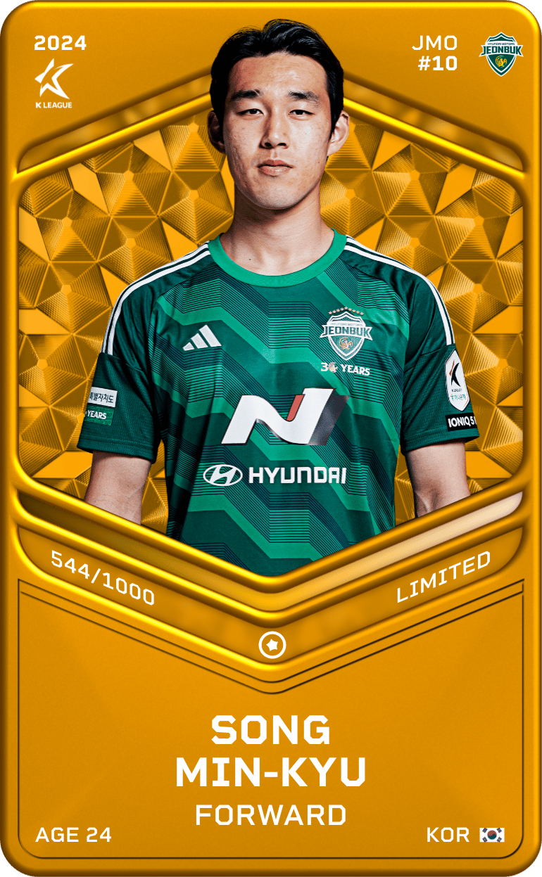 Song Min-Kyu 2024-25 • Limited 544/1000