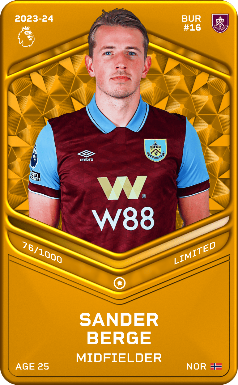 Sander Berge 2023-24 • Limited 76/1000