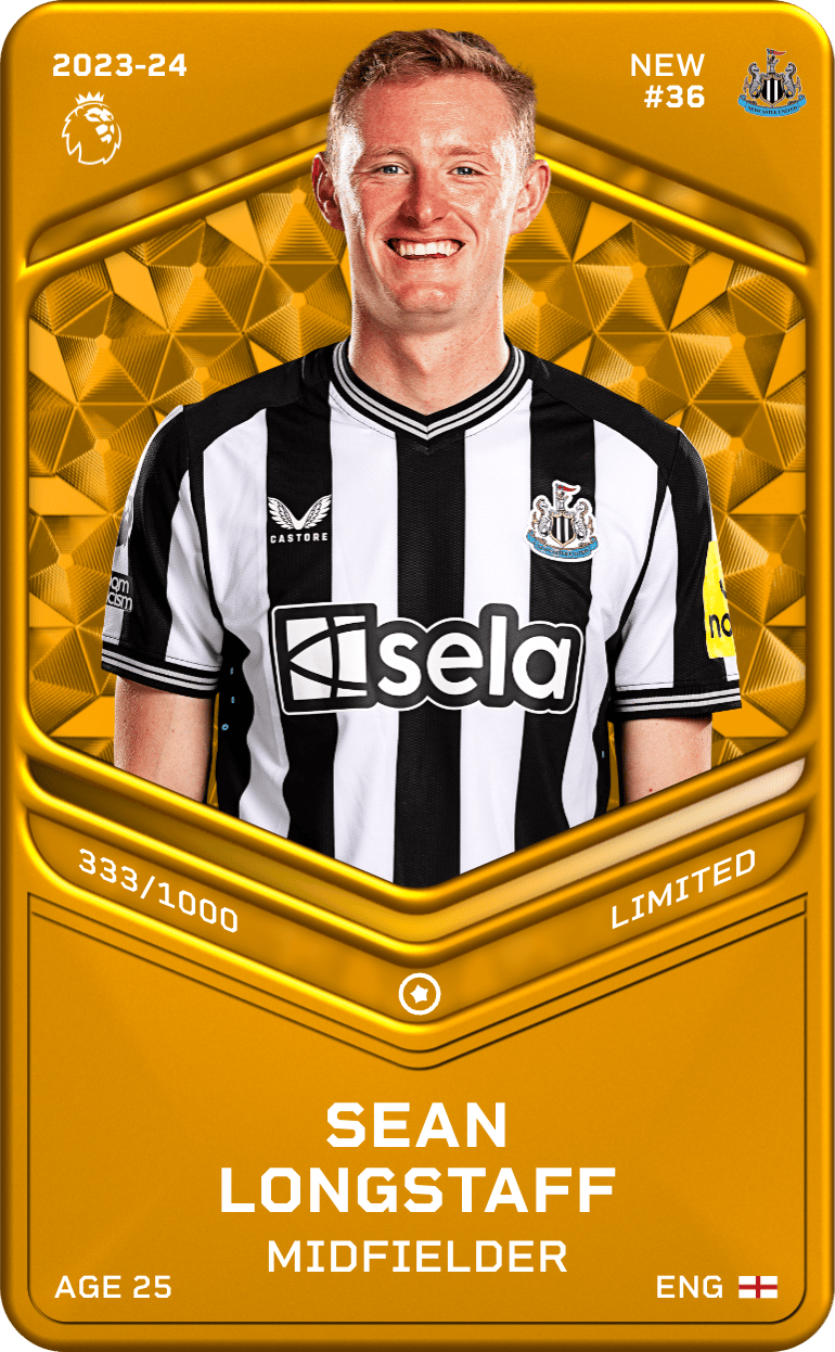 Sean Longstaff 2023-24 • Limited 333/1000