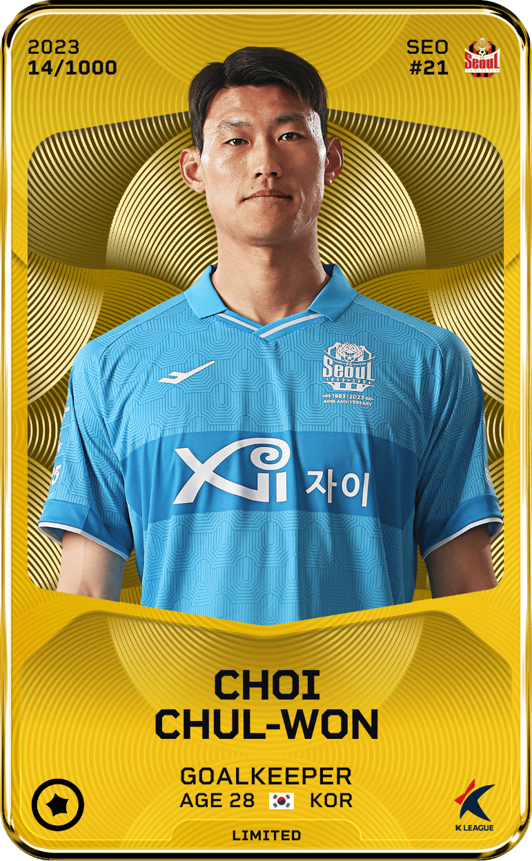 Choi Chul-Won 2023-24 • Limited 14/1000