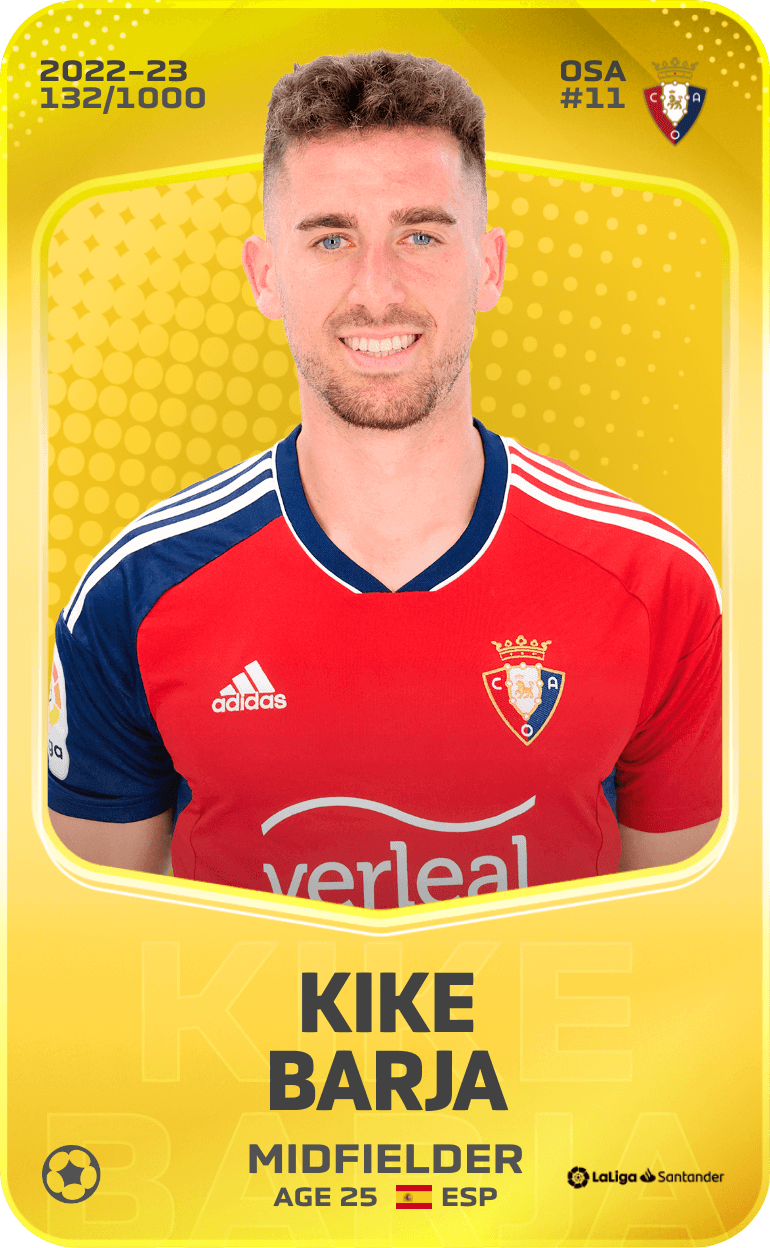 Kike Barja 2022-23 • Limited 132/1000