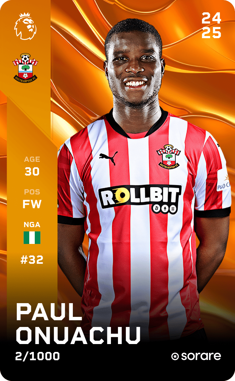 Paul Onuachu 2024-25 • Limited 2/1000