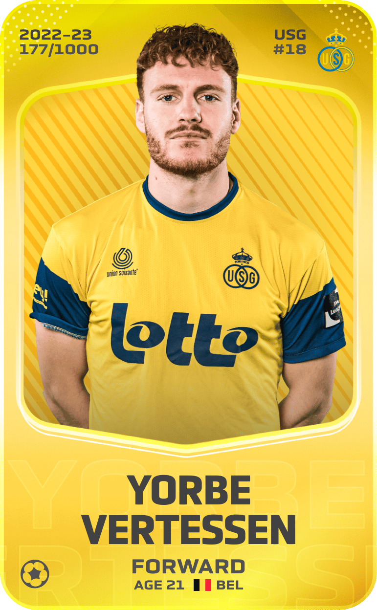 Yorbe Vertessen 2022-23 • Limited 177/1000
